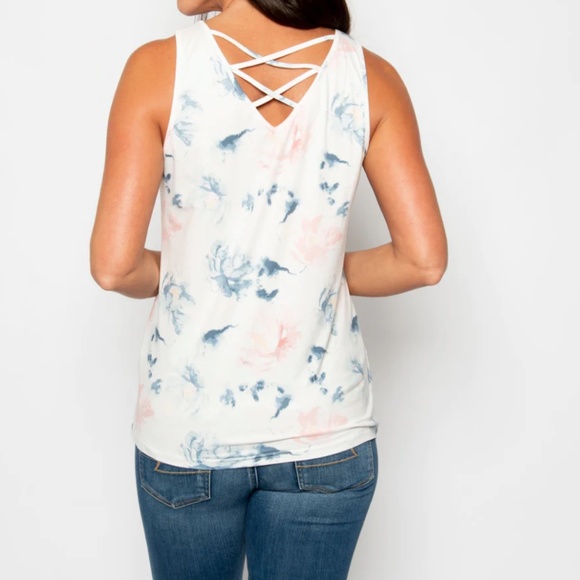 Arianna by Howard’s Giselle V-Neck Tank - Picture 2 of 2